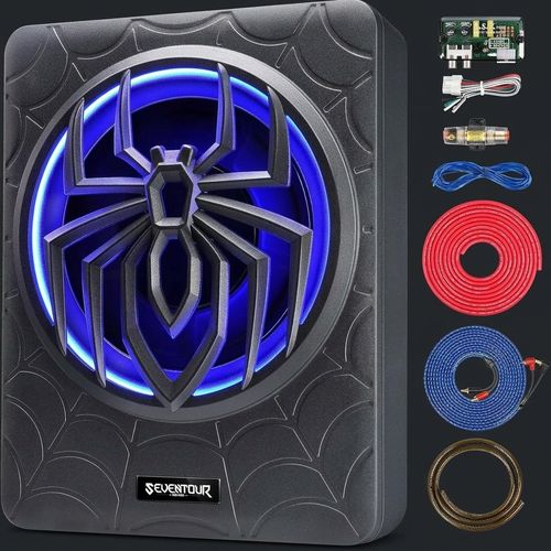 Seventour ST-1000 10 inch 1200W Under Seat Subwoofer with RGB LED