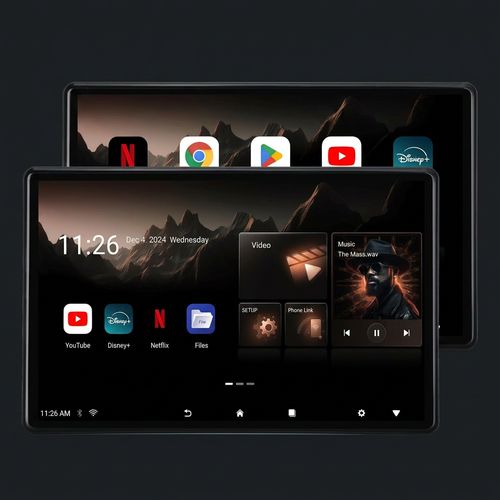 Seventour 14 inch 4K Android 13 Car TV Headrest Monitor