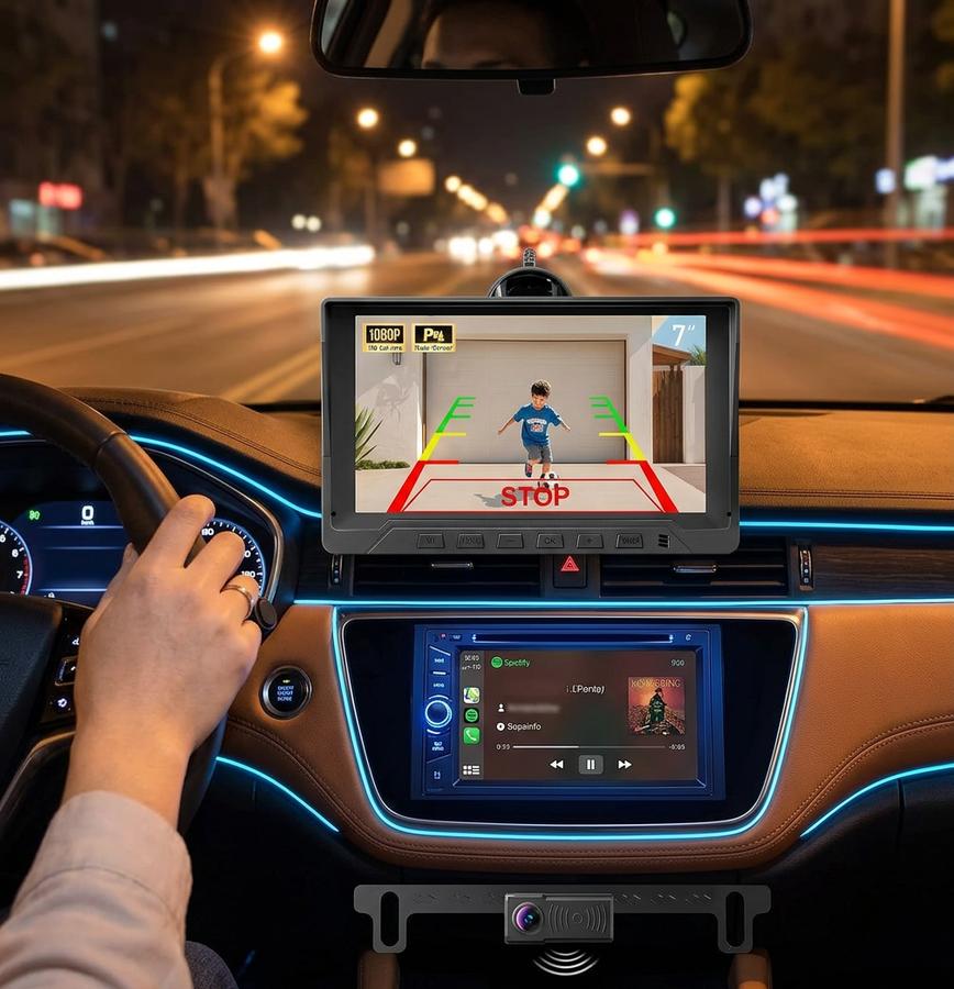 Seventour backup camera with PDC sensors